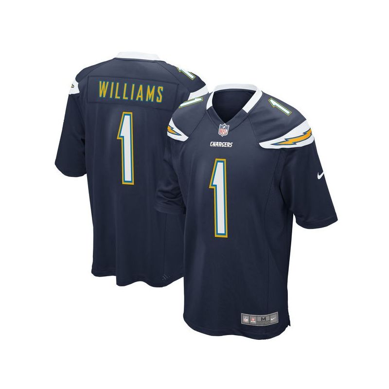 Cheap Mike Williams Chargers Jersey From China 2017 draft Game Navy #1