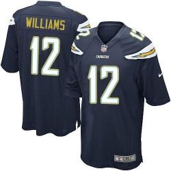 Cheap Mike Williams Chargers Jersey From China 2017 draft Game Navy #12