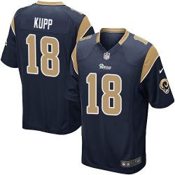 Cheap Cooper Kupp Rams Jersey From China 2017 draft Game Navy #18