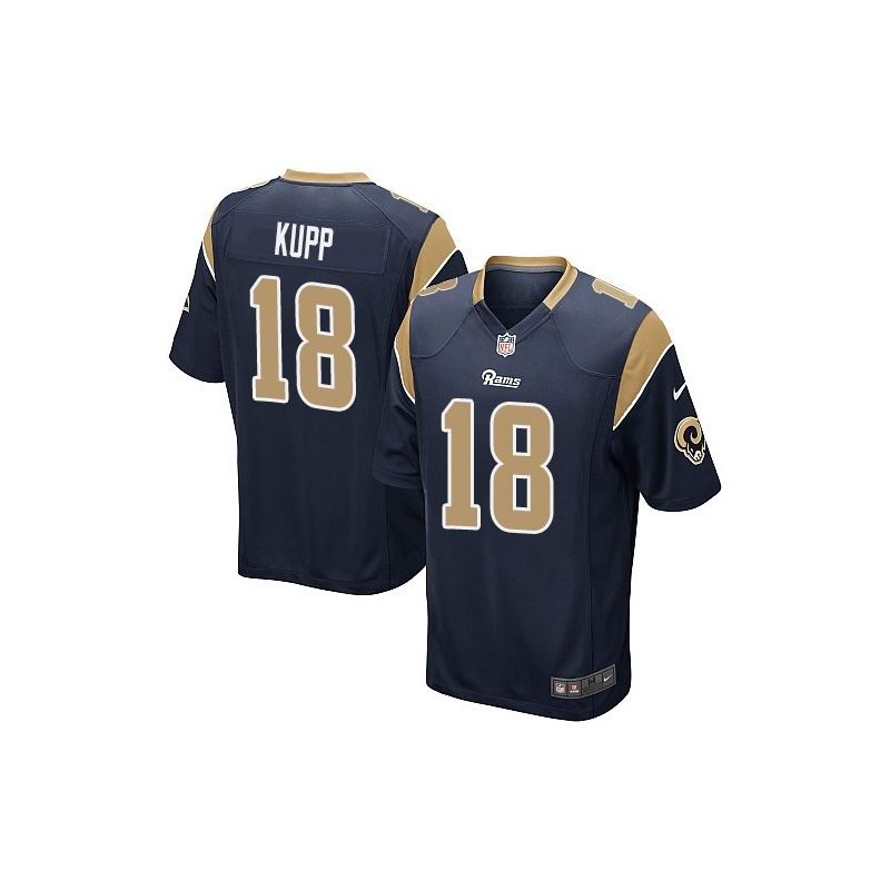 Cheap Cooper Kupp Rams Jersey From China 2017 draft Game Navy #18