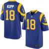 Cheap Cooper Kupp Rams Jersey From China 2017 draft Game Royal Blue #18