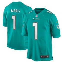 Cheap Charles Harris Dolphins Jersey From China 2017 draft Game Aqua #1