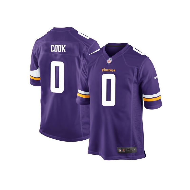 Cheap Dalvin Cook Vikings Jersey From China 2017 draft Game Purple #0