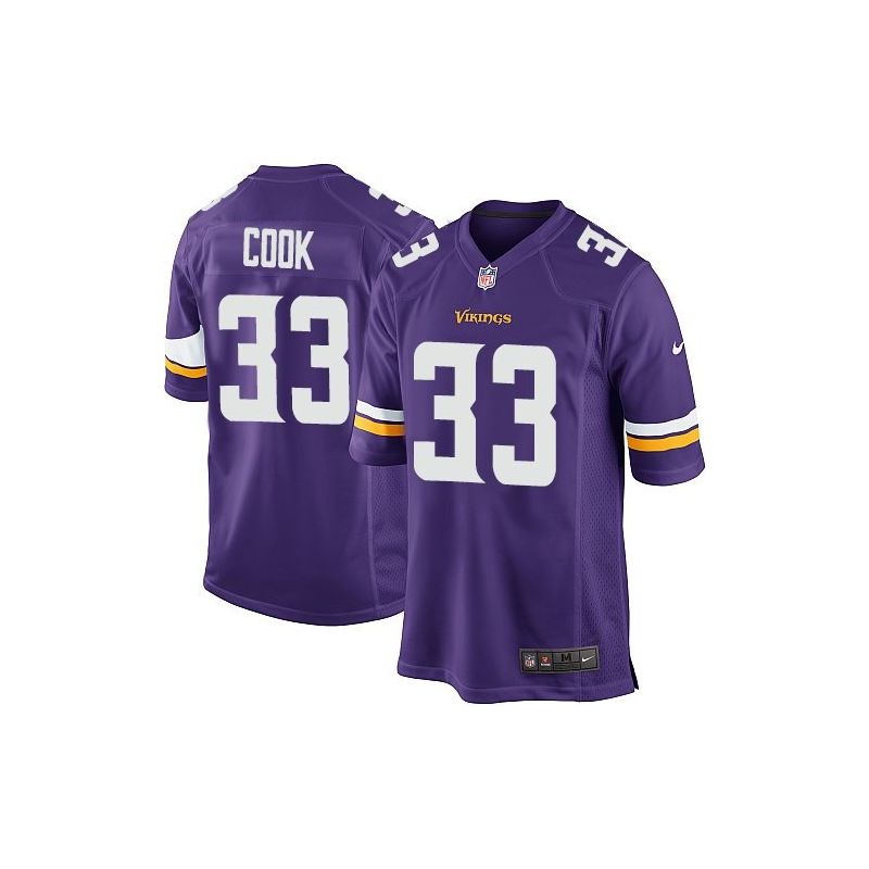 Cheap Dalvin Cook Vikings Jersey From China 2017 draft Game Purple #33