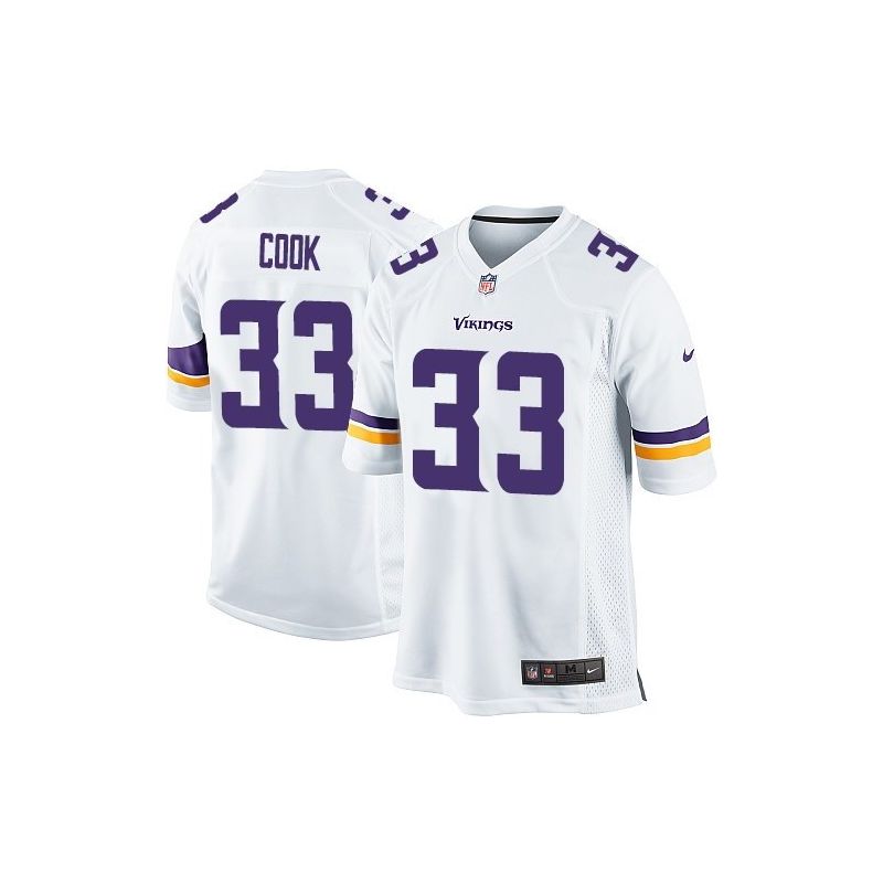 Cheap Dalvin Cook Vikings Jersey From China 2017 draft Game White #33