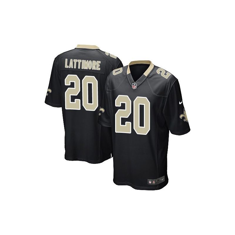 Cheap Marshon Lattimore Saints Jersey From China 2017 draft Game Black #20