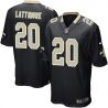 Cheap Marshon Lattimore Saints Jersey From China 2017 draft Game Black #20