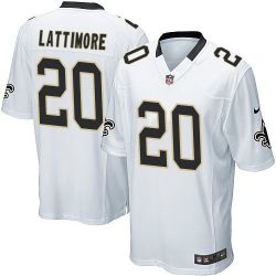 Cheap Marshon Lattimore Saints Jersey From China 2017 draft Game White #20