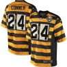 Cheap James Conner Steelers Jersey From China 2017 draft Game Black-Yellow 80 season #24
