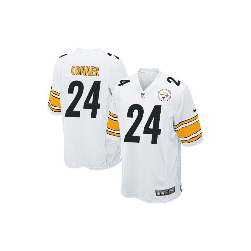 Cheap James Conner Steelers Jersey From China 2017 draft Game White #24