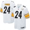 Cheap James Conner Steelers Jersey From China 2017 draft Game White #24