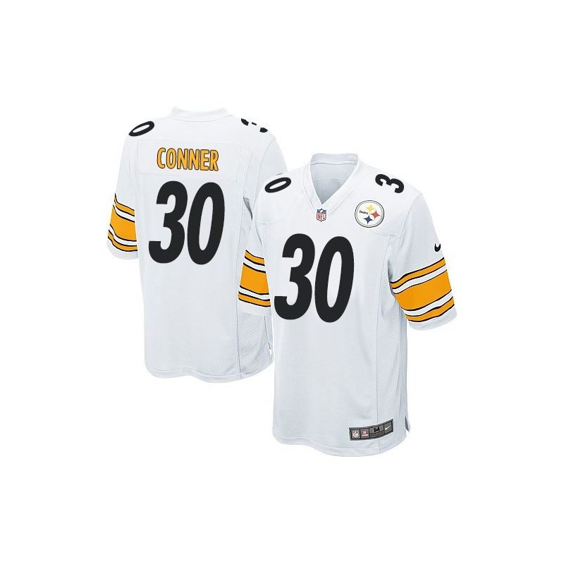 Cheap James Conner Steelers Jersey From China 2017 draft Game White #30