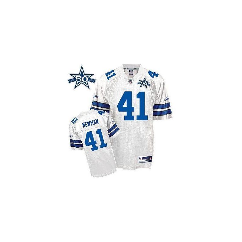 Cheap Terence Newman Cowboys Jersey #41 White 50th From China