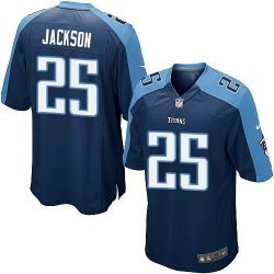 Cheap Adoree Jackson Titans Jersey From China 2017 draft Game Navy #25