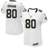 Cheap Jimmy Graham Saints Jersey #80 White From China Limited