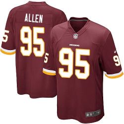 Cheap Jonathan Allen Redskins Jersey From China 2017 draft Game Burgundy #95