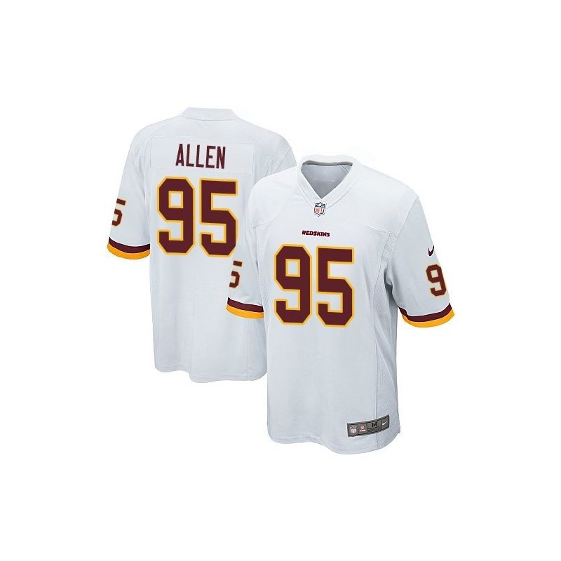 Cheap Jonathan Allen Redskins Jersey From China 2017 draft Game White #95