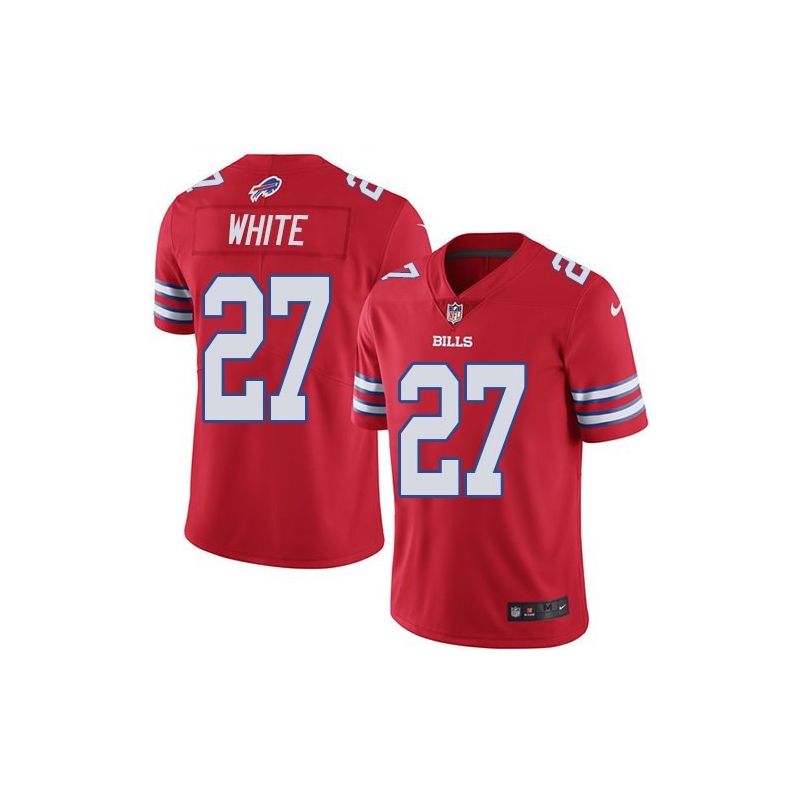 Cheap TreDavious White Bills Jersey From China 2017 draft Color Rush #27