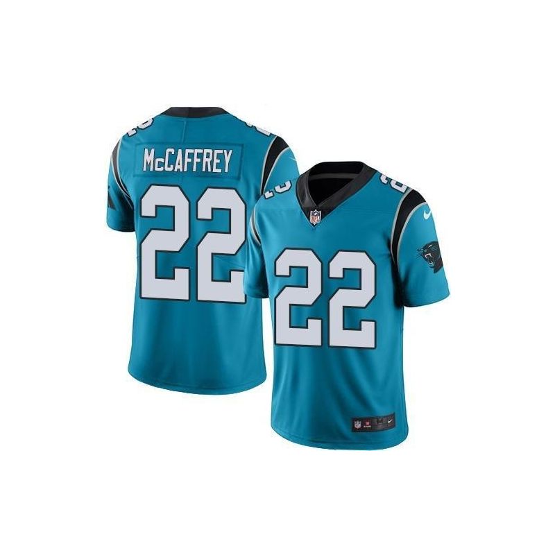 Cheap Christian McCaffrey Panthers Jersey From China 2017 draft Color Rush #22