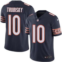 Cheap Mitchell Trubisky Bears Jersey From China 2017 draft Color Rush #10