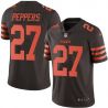 Cheap Jabrill Peppers Browns Jersey From China 2017 draft Color Rush #27