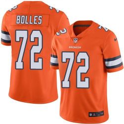 Cheap Garett Bolles Broncos Jersey From China 2017 draft Color Rush #72