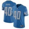 Cheap Jarrad Davis Lions Jersey From China 2017 draft Color Rush Blue #40