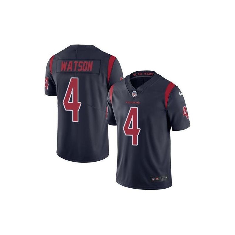 Cheap Deshaun Watson Texans Jersey From China 2017 draft Color Rush #4