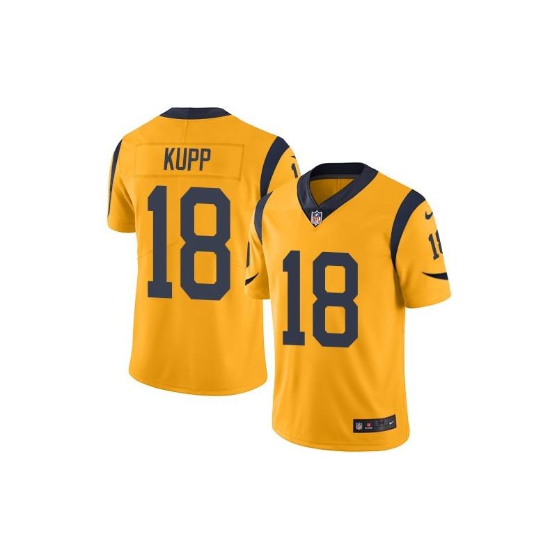 Cheap Cooper Kupp Rams Jersey From China 2017 draft Color Rush #18