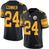 Cheap James Conner Steelers Jersey From China 2017 draft Color Rush #24