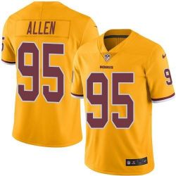 Cheap Jonathan Allen Redskins Jersey From China 2017 draft Color Rush #95