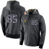 Cheap David Njoku Browns Hoodie From China 2017 draft Salute to Service Anthracite #85