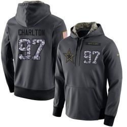 Cheap Taco Charlton Cowboys Hoodie From China 2017 draft Salute to Service Anthracite #97
