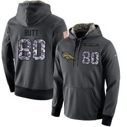 Cheap Jake Butt Broncos Hoodie From China 2017 draft Salute to Service Anthracite #80