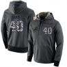 Cheap Jarrad Davis Lions Hoodie From China 2017 draft Salute to Service Anthracite #40