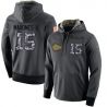 Cheap Patrick Mahomes II Chiefs Hoodie From China 2017 draft Salute to Service Anthracite #15