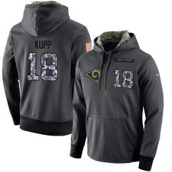 Cheap Cooper Kupp Rams Hoodie From China 2017 draft Salute to Service Anthracite #18