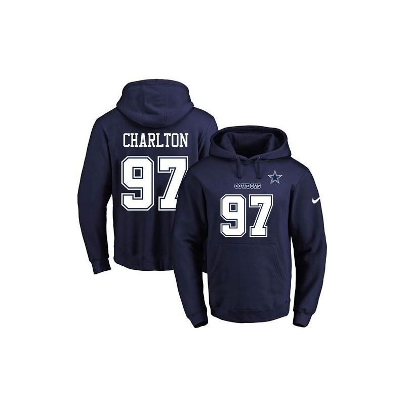 Cheap Taco Charlton Cowboys Hoodie From China 2017 draft Navy #97