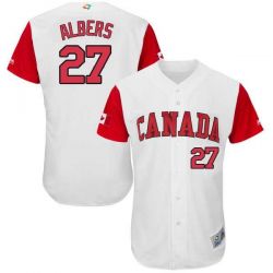 Cheap Andrew Albers Canada WBC Jersey From China 2017 World Baseball Classic in Men Women Youth Size