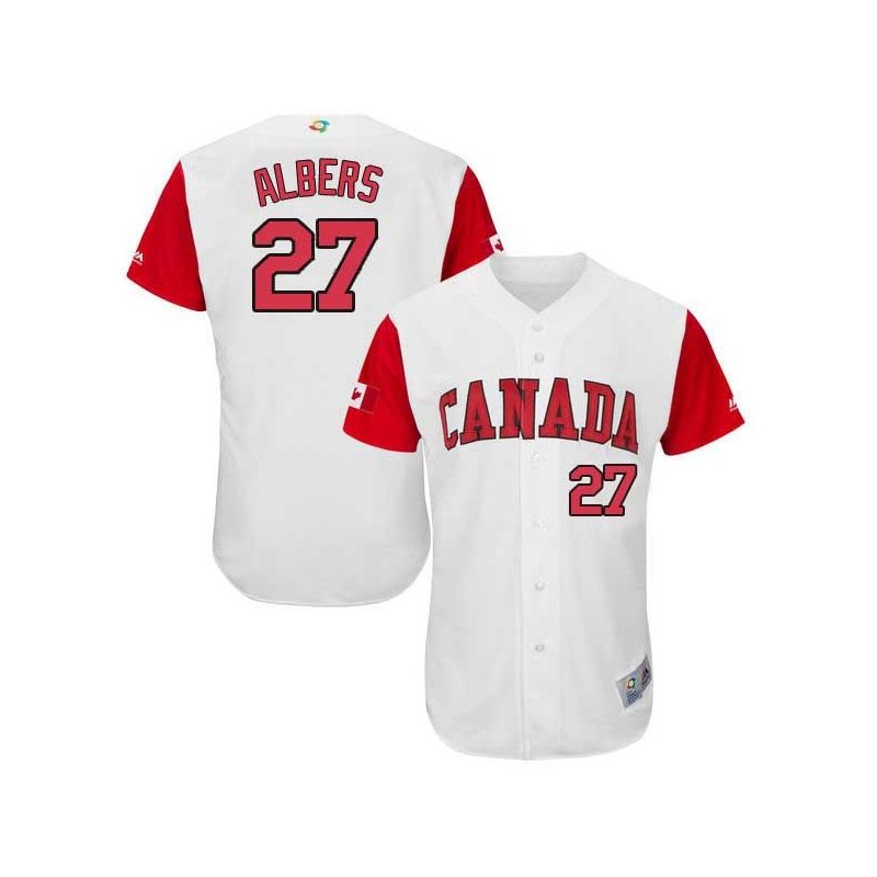 Cheap Andrew Albers Canada WBC Jersey From China 2017 World Baseball Classic in Men Women Youth Size