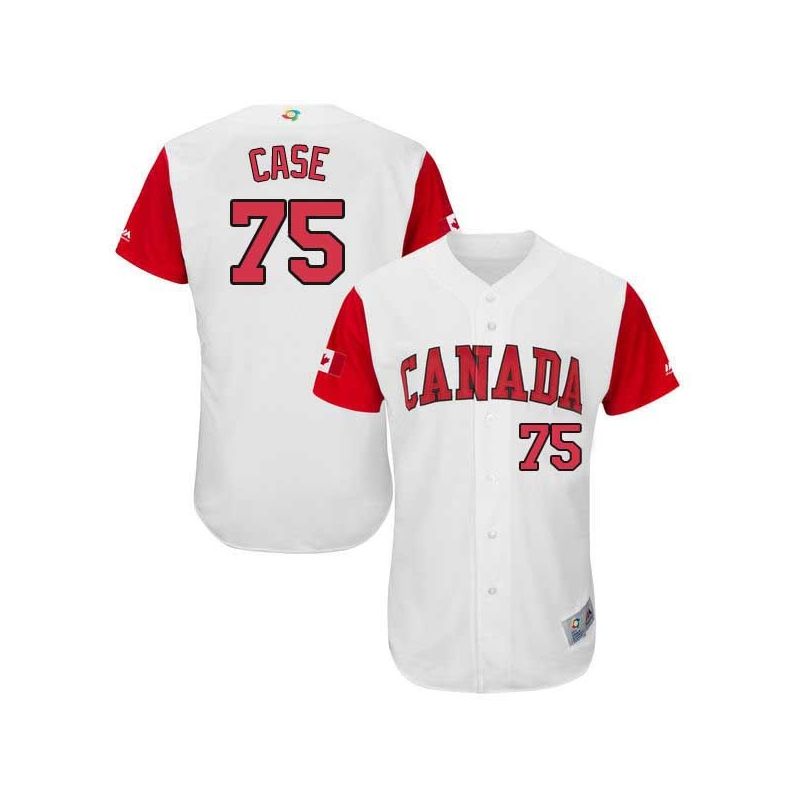 Cheap Andrew Case Canada WBC Jersey From China 2017 World Baseball Classic in Men Women Youth Size