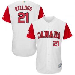 Cheap Ryan Kellogg Canada WBC Jersey From China 2017 World Baseball Classic in Men Women Youth Size