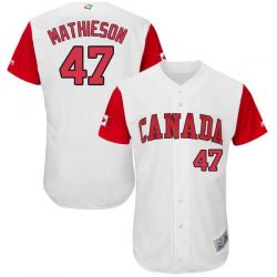 Cheap Scott Mathieson Canada WBC Jersey From China 2017 World Baseball Classic in Men Women Youth Size