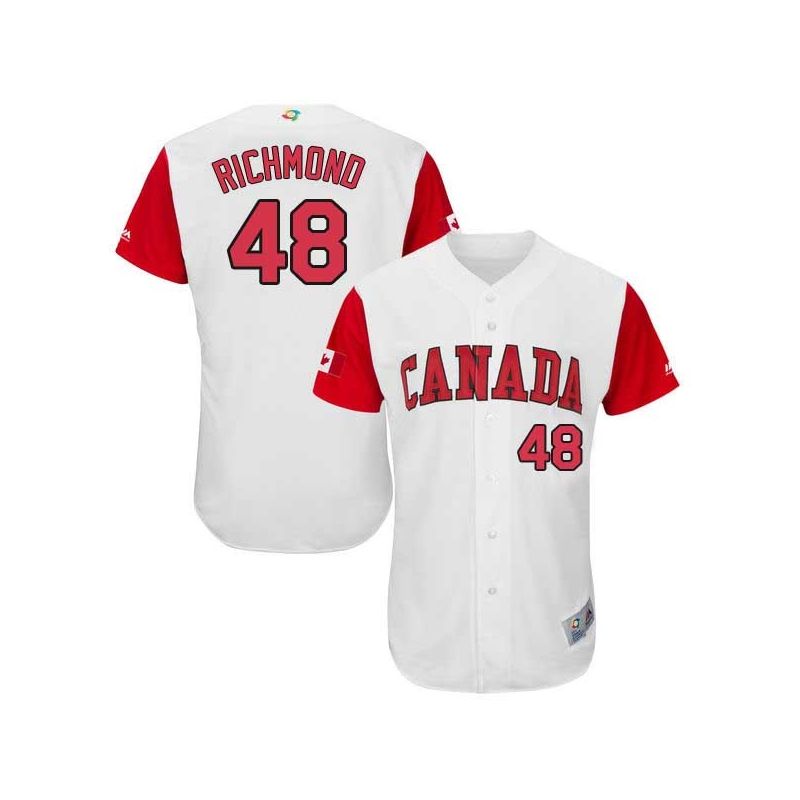 Cheap Scott Richmond Canada WBC Jersey From China 2017 World Baseball Classic in Men Women Youth Size