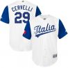 Cheap Francisco Cervelli Italy WBC Jersey From China 2017 World Baseball Classic in Men Women Youth Size