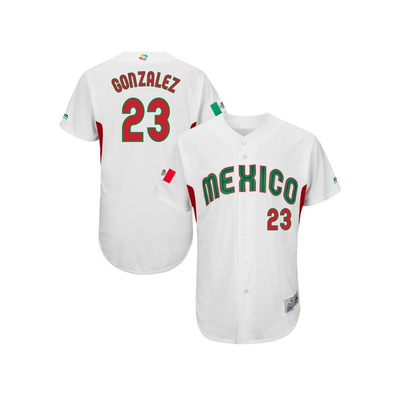 Cheap Adrian Gonzalez Mexico WBC Jersey From China 2017 World Baseball Classic in Men Women Youth Size