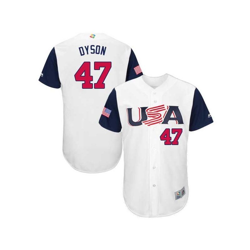 Cheap Sam Dyson USA WBC Jersey From China 2017 World Baseball Classic in Men Women Youth Size