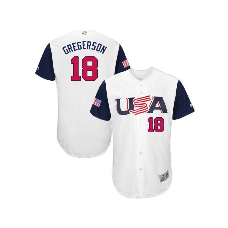 Cheap Luke Gregerson USA WBC Jersey From China 2017 World Baseball Classic in Men Women Youth Size