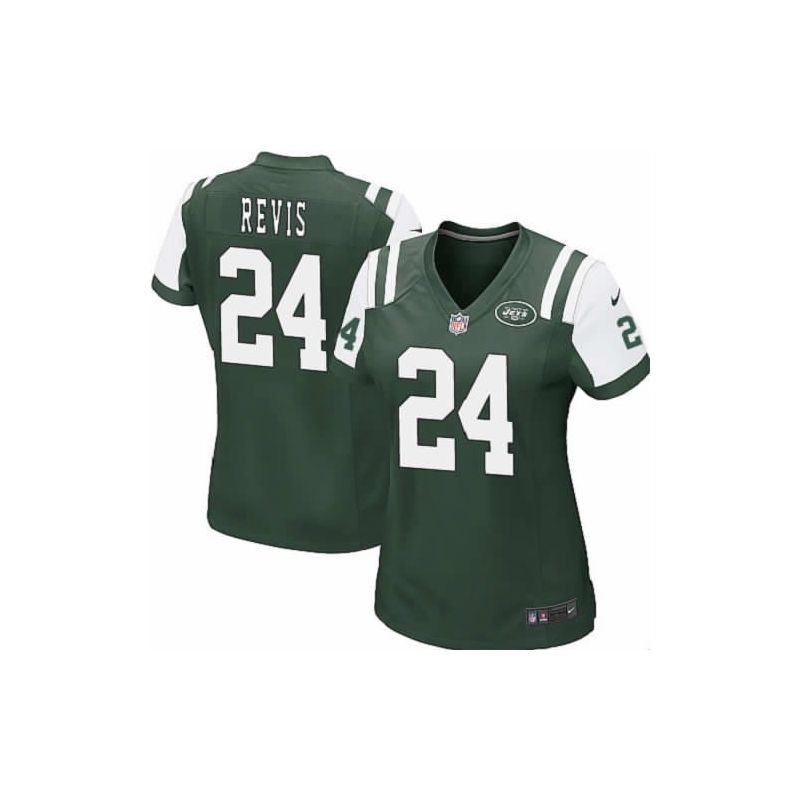 Cheap Darrelle Revis Jets Jersey #24 Green From China Limited