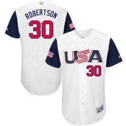 Cheap David Robertson USA WBC Jersey From China 2017 World Baseball Classic in Men Women Youth Size